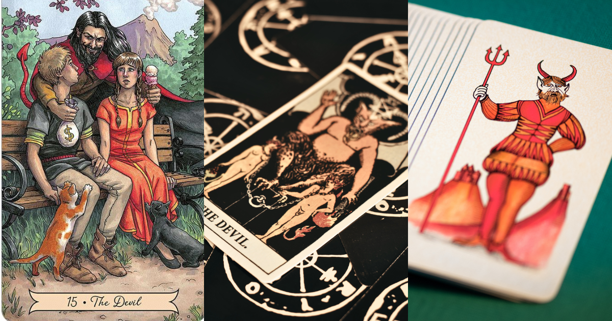 bad tarot cards the devil