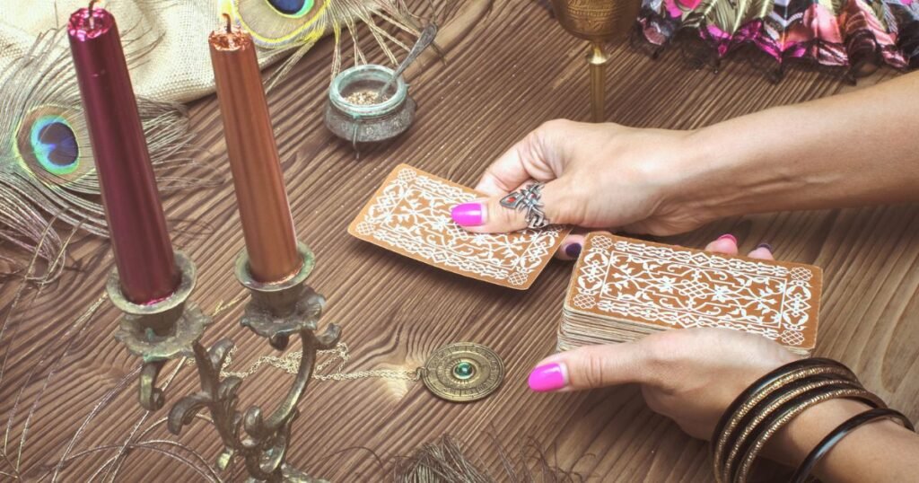 charging tarot cards connect