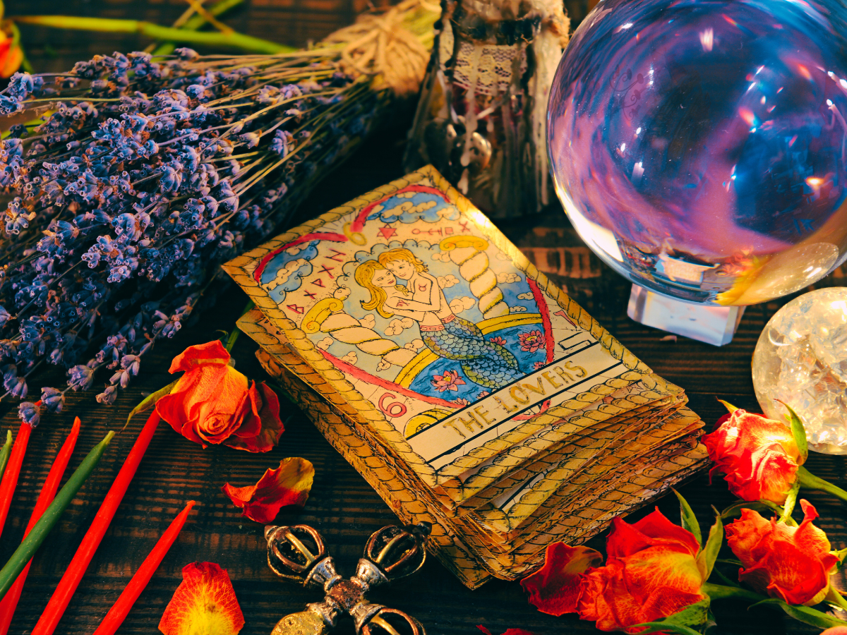 charging tarot cards