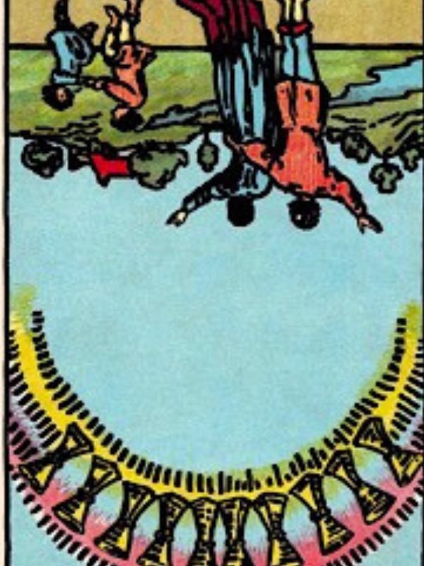 divorce tarot cards ten of cups reversed