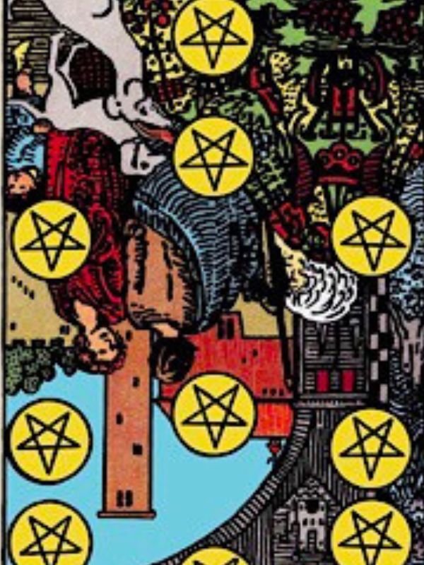 divorce tarot cards ten of pentacles reversed