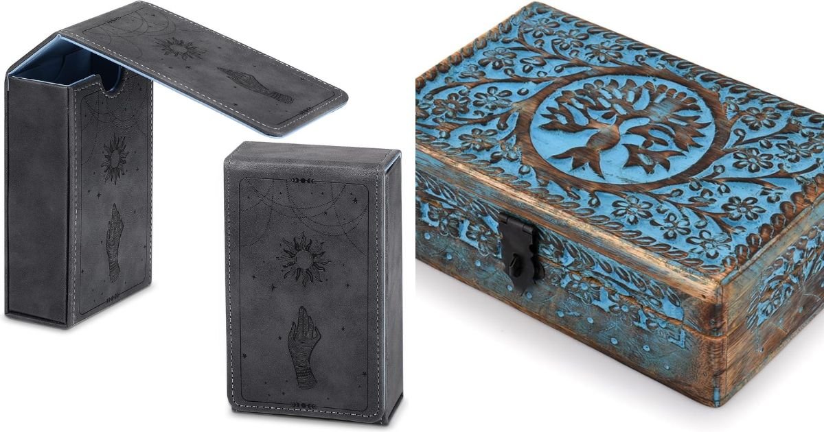 how to store tarot cards boxes