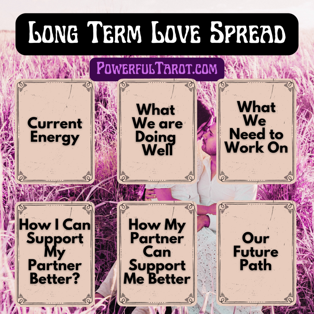 love spread tarot reading long term love