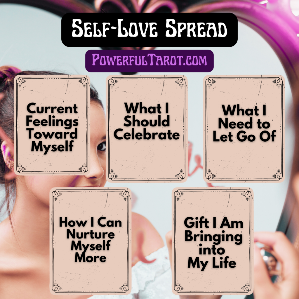 love spread tarot reading self love